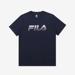 Fila Regular Fitspeedy Logo - Miesten Poolopaita - Laivastonsininen | FI-40338